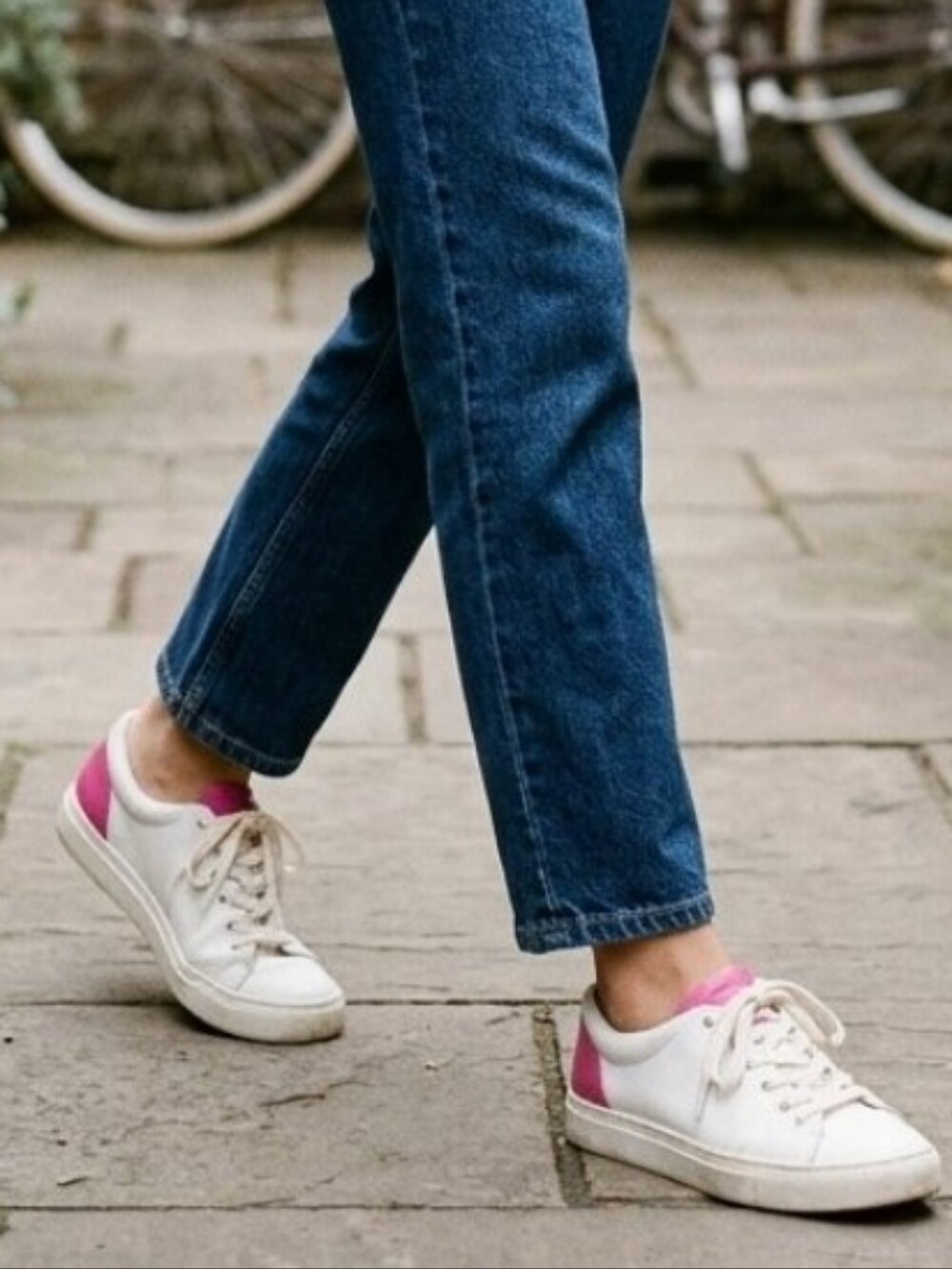 J. CREW Women's White Leather Flocking Upper Syntetic Road Trip Sneakers size 10